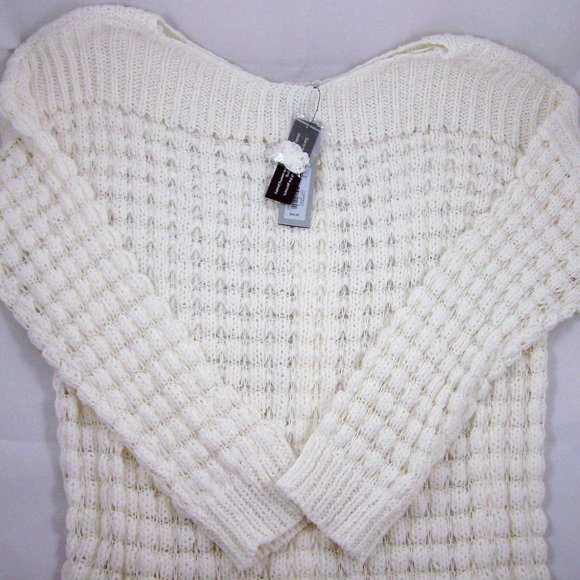 Apt. 9 Ivory Open-Stitch Sweater - Picture 3 of 5